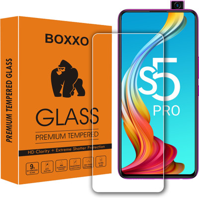 Boxxo Tempered Glass Guard for Infinix S5 Pro(Pack of 1)