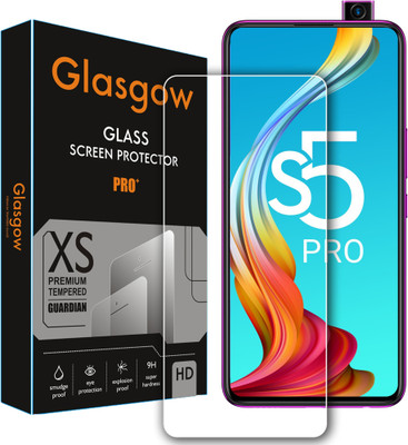 Glasgow Tempered Glass Guard for Infinix S5 Pro(Pack of 1)