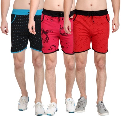 DIAZ Printed Men Multicolor Sports Shorts