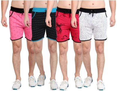 3SIX5 Printed Men Multicolor Sports Shorts