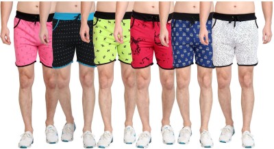 DIAZ Printed Men Multicolor Sports Shorts