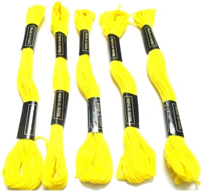 GOELX Yellow Thread(175 m Pack of25)