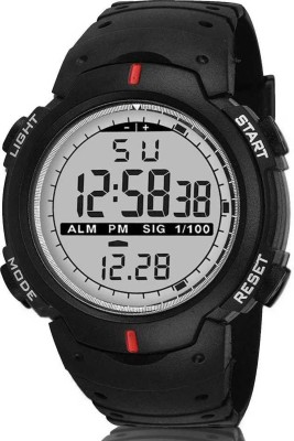 MRK ENTERPRISES MRK-1994203 MRK Grey Black Strap Digital Watch For Boys & Men Digital Watch  - For Men