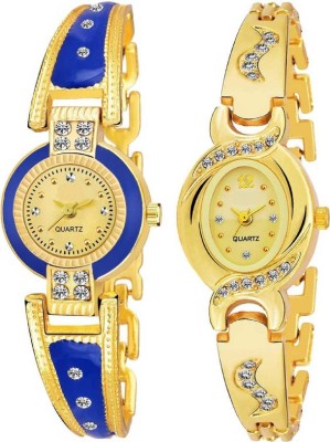 Blue Pearl Analog Watch  - For Girls