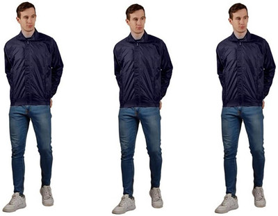 Tritika Solid Men & Women Wind Cheater