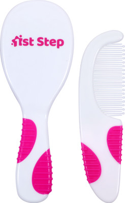 1st Step Brush & Comb(White, Pink)