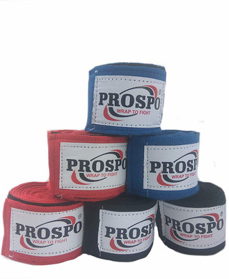 PROSPO Boxing Stretch/Handwraps/(Pack of 3 Pairs) Boxing Hand Wrap(180 inch)