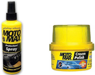 Motomax Paste Car Polish for Exterior, Metal Parts(160 g)