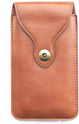 HITFIT Pouch for Oppo Find X2 Neo(Brown, Dual Protection, Pack of: 1)