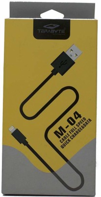 Terabyte FW-CABLE-M-04 2 m USB Type C Cable(Compatible with Tablets, Mobile Phones, Black)