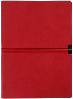Family store PU Leatherette Hard Bound Office Dairy/Daily Planner/ Daily Organizer/Professional Use A5 Notebook Single Line 240 Pages(Red)