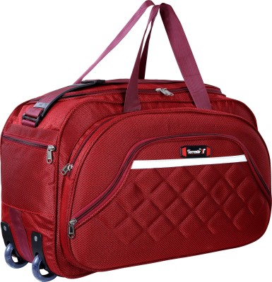 TORRENTO (Expandable) STYLISH TRAVELLING IN BEST QUALITY FABRIC TWO WHEEL DUUFEL BAG 22 INCH Duffel With Wheels (Strolley)