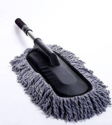 MEZIRE Cleaning Brush Duster Car Wash Dust Wax Mop Wet and Dry Duster Wet and Dry Duster