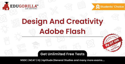 EduGorilla Design And Creativity Adobe Flash(Online Test Series)