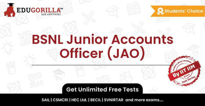 EduGorilla BSNL Junior Accounts Officer (JAO)(Online Test Series)