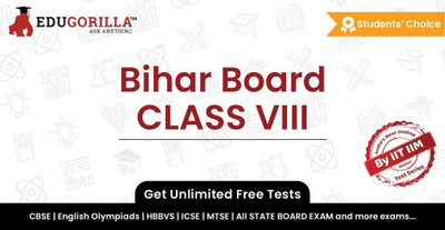 EduGorilla Bihar Board CLASS VIII(Online Test Series)