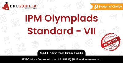 EduGorilla IPM Olympiads Standard - VII(Online Test Series)