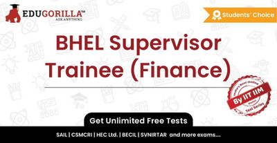 EduGorilla BHEL Supervisor Trainee (Finance)(Online Test Series)