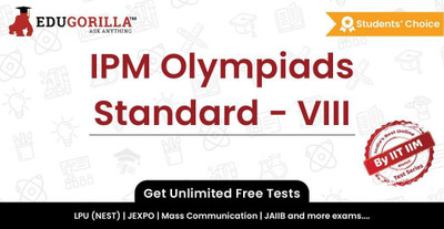 EduGorilla IPM Olympiads Standard - VIII(Online Test Series)