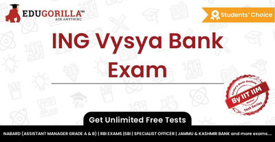 EduGorilla ING Vysya Bank Exam(Online Test Series)