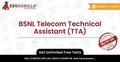 EduGorilla BSNL Telecom Technical Assistant (TTA)(Online Test Series)