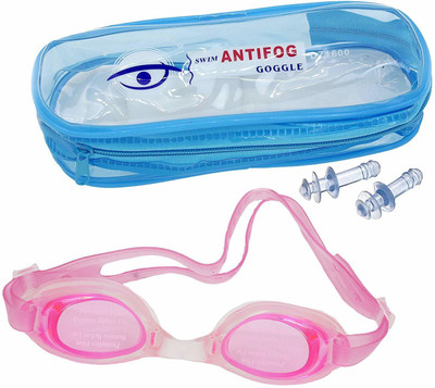ANSH Anti-Fog, UV Protection Swimming Goggles with Professional Adjustable Strap Swimming Goggles(Multicolor)