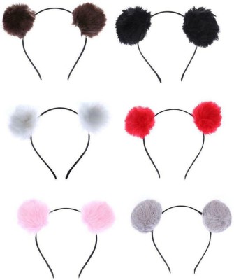 PANKSHRI ENTERPRISE Pom Pom Hairband for Girls/Baby Girls Hair Band(Multicolor)