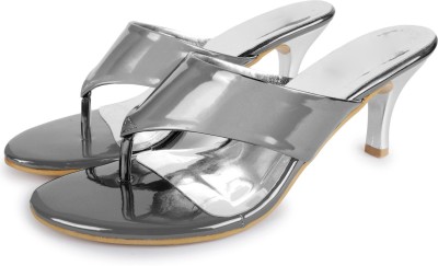 Furiozz Women Silver Heels
