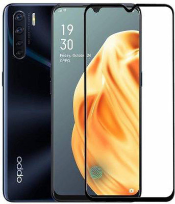 NewSelect Edge To Edge Tempered Glass for Oppo A91(Pack of 1)