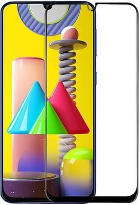 AKSHUD Edge To Edge Tempered Glass for Samsung Galaxy M31(Pack of 1)