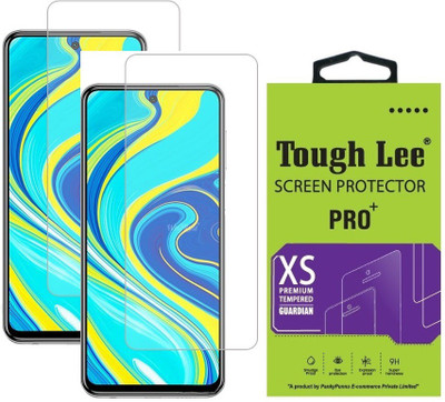 Tough Lee Tempered Glass Guard for Poco M2 Pro, Mi Redmi Note 9 Pro, Mi Redmi Note 9 Pro Max(Pack of 2)