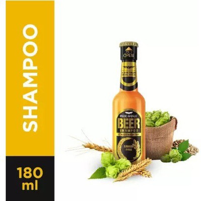 PARK AVENUE Beer Damage Free Shampoo 180 ml (PACK OF 02)(180 ml)
