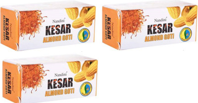 Nandini kesar almond goti fairness facial 25 g * 3 pack of 3(3 x 25 g)