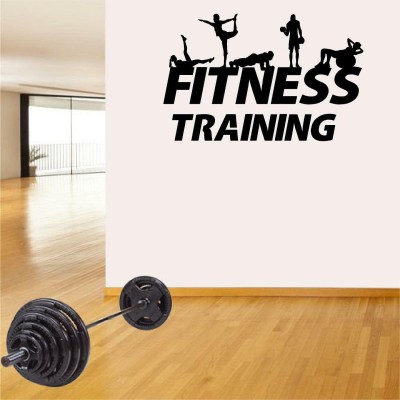 amazinghub 90 cm a-fitnesstraining Self Adhesive Sticker(Pack of 1)