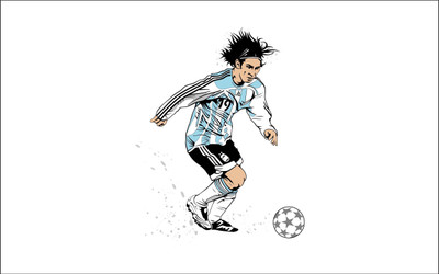 DivineDesigns 56 cm Messi Football Player Sticker ( Size :- 22 X 28 inch ) Self Adhesive Sticker(Pack of 1)