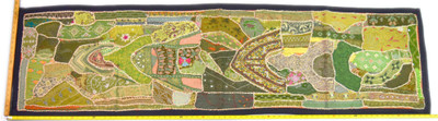Global Art Traders Multicolor 197 cm Table Runner(Cotton)