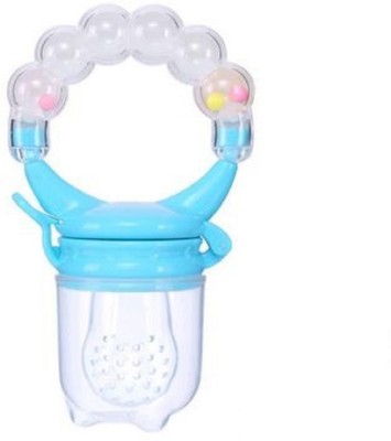 Manan Shopee Baby Nipple Fresh Fruit Vegetables Food Nibbler Feeder/ Pacifier/Soother Feeding Tool With Rattle Teether and Feeder(Multicolor)