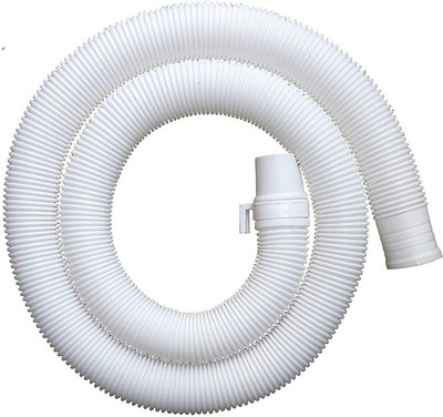 MARSHLAND Washing Machine Outlet Pipe Corrugated Plastic Outlet Suitable for All Fully/Semi Automatic Washing Machines Outlet (Length:1.5 Meter) Washing Machine Outlet Hose(1.5)