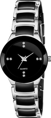 Romofy SILVER WOMEN DESIGNER STUDDED WATCH NEW ARRIVAL FAST SELLING TRACK DESIGNER CHAIN BELT WATCH FOR FESTIVAL_PARTY_PROFESSIONAL WEAR WATCH FOR WOMEN HIGH QUALITY STYLISH WATCH FOR GIRLS Analog Watch - For Women