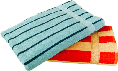 Tharunsha Elite Cotton 500 GSM Bath, Beach, Hair, Sport Towel Set(Pack of 2)