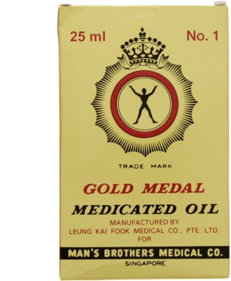 Gold Medal medicated oil 25ml pack of 4 Liquid(4 x 25 ml)