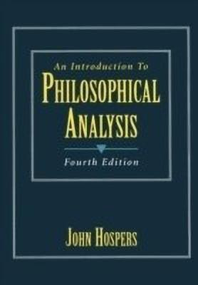 An Introduction to Philosophical Analysis(English, Paperback, Hospers John)