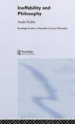 Ineffability and Philosophy(English, Electronic book text, Kukla Andre)