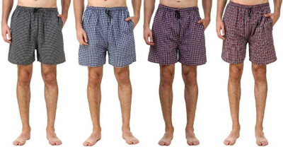 SD Fashions Checkered Men Boxer