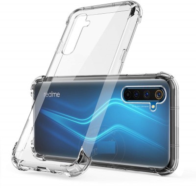 Caseline Back Cover for Realme 6 Pro(Transparent, Grip Case, Pack of: 1)