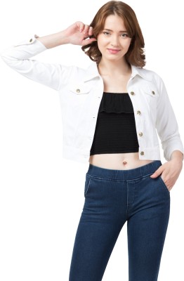 FUNDAY FASHION 3/4th Sleeve Solid Women Jacket