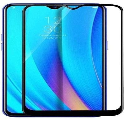 BeeVault Edge To Edge Tempered Glass for Realme 3i(Pack of 2)