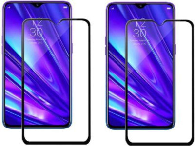 BeeVault Edge To Edge Tempered Glass for Realme 5S(Pack of 2)