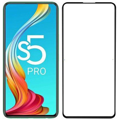 DSCASE Edge To Edge Tempered Glass for Infinix S5 Pro(Pack of 1)
