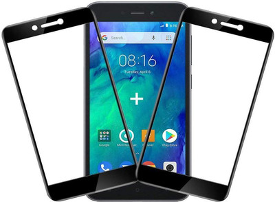 BeeVault Edge To Edge Tempered Glass for Mi Redmi Go(Pack of 2)